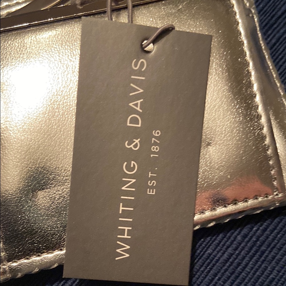 Whiting & Davis Silver Wallet Elegant Mesh Design - Picture 2 of 7